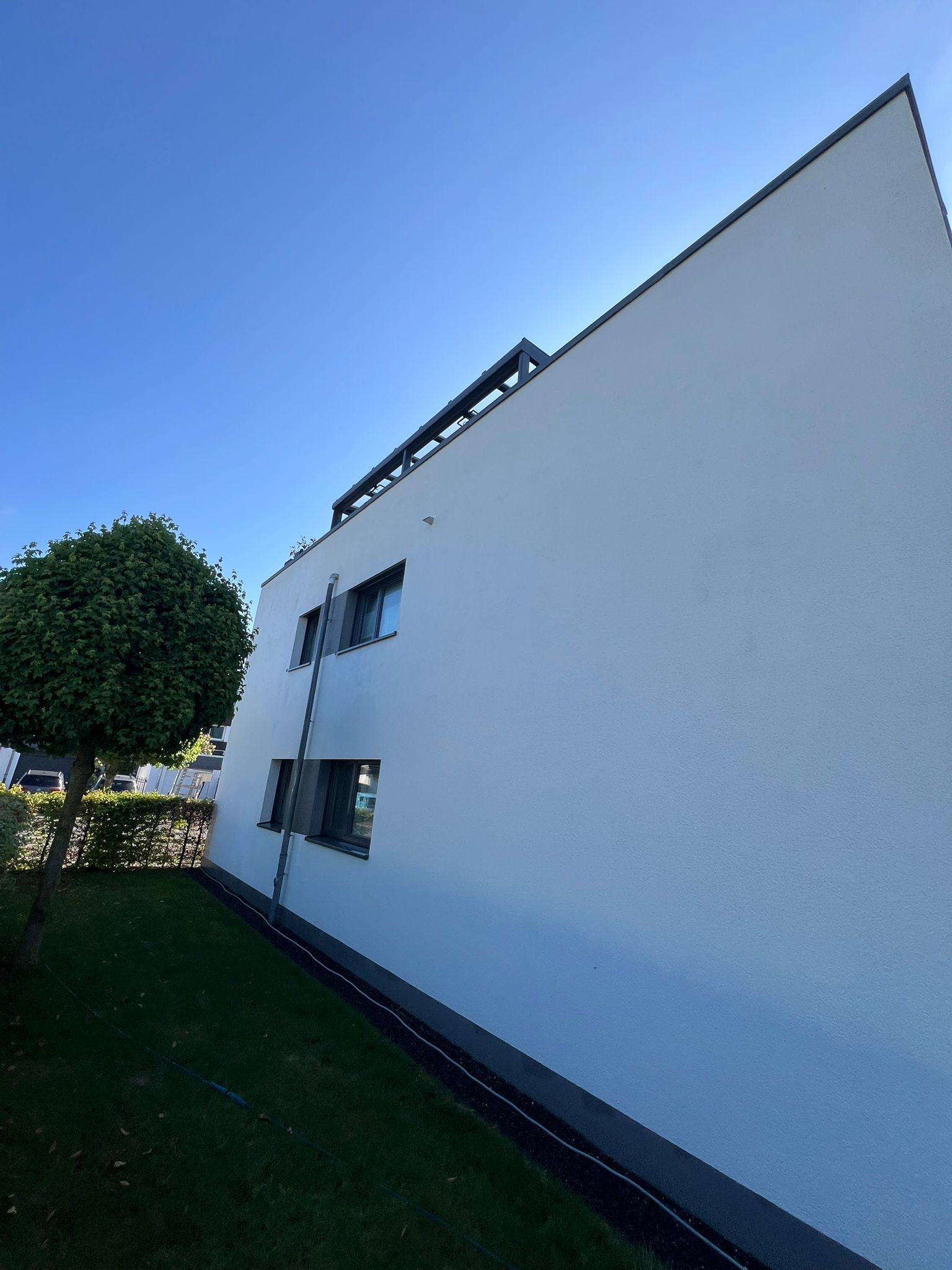 Fassade nach Fassadenreinigung